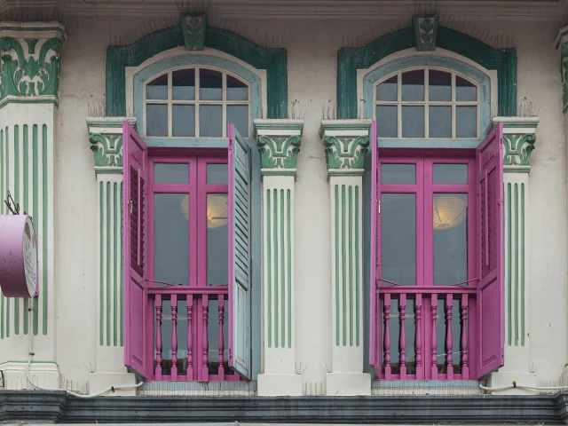 Fenêtres de Bussorah Street