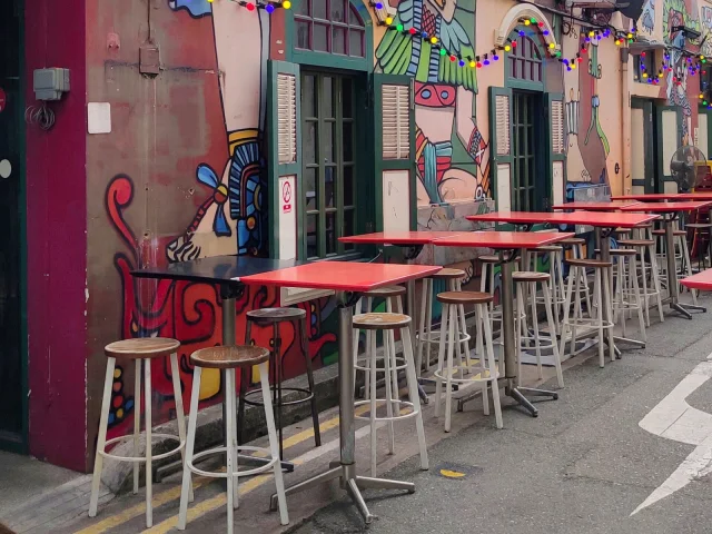 Terrasse de Haji Lane