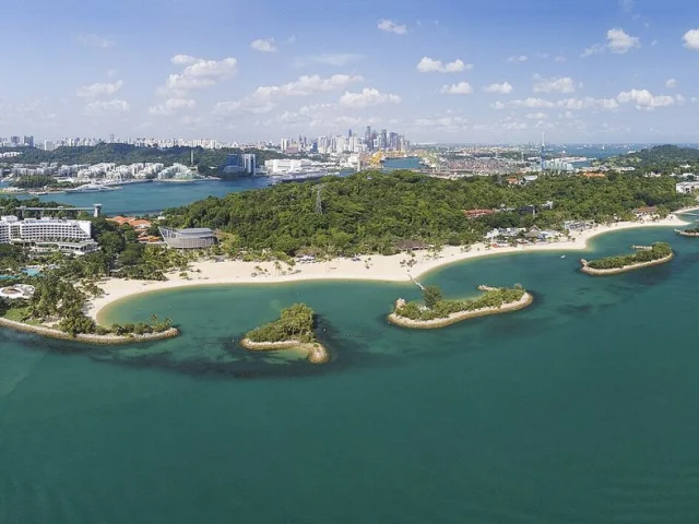 Sentosa vue du ciel