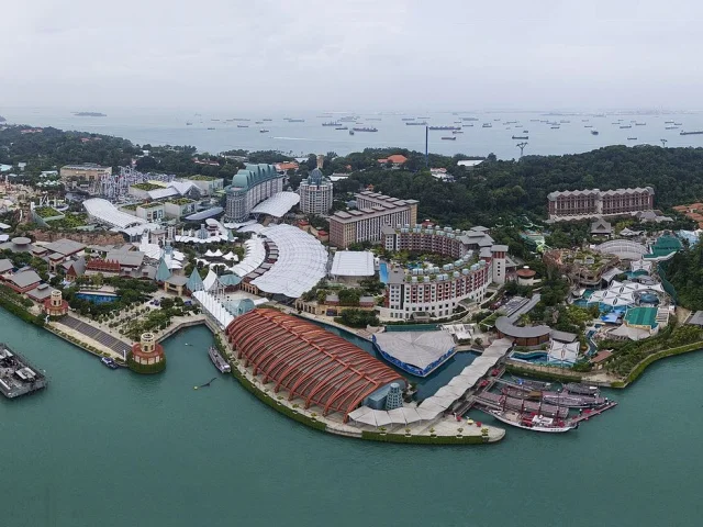 Resorts World Sentosa vu du ciel