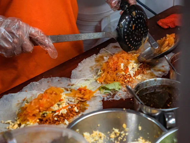 Préparation de popiah