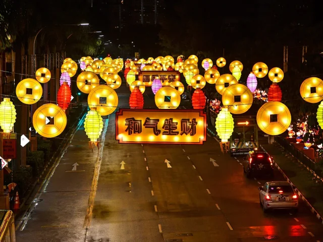 Chinatown illuminée pour le Nouvel An