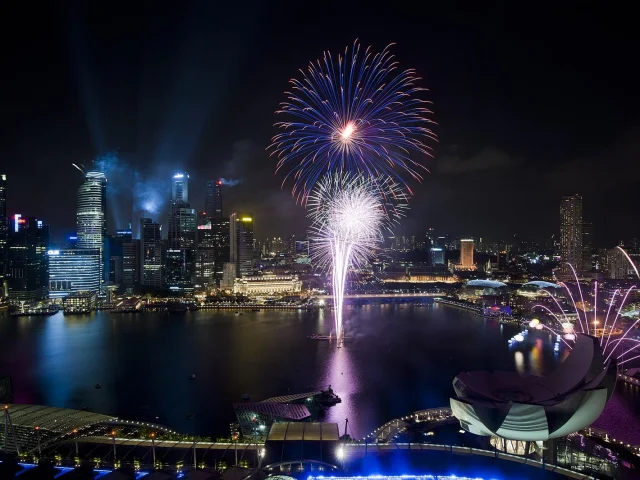 Feux d'artifice de la fête nationale