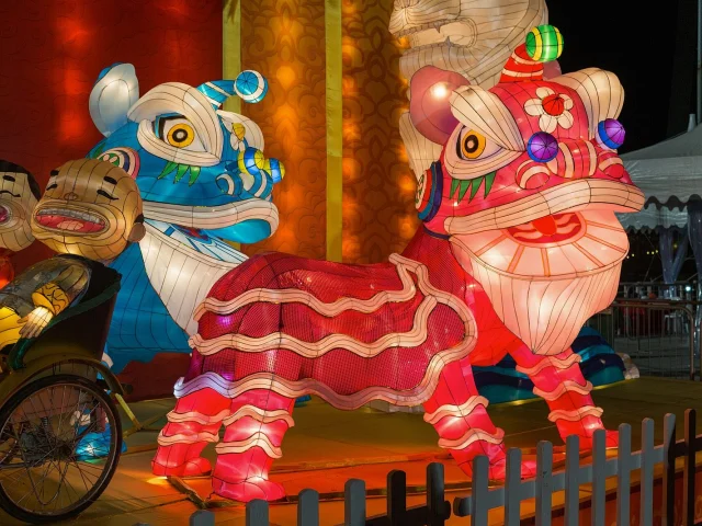 Lanternes de River Hongbao