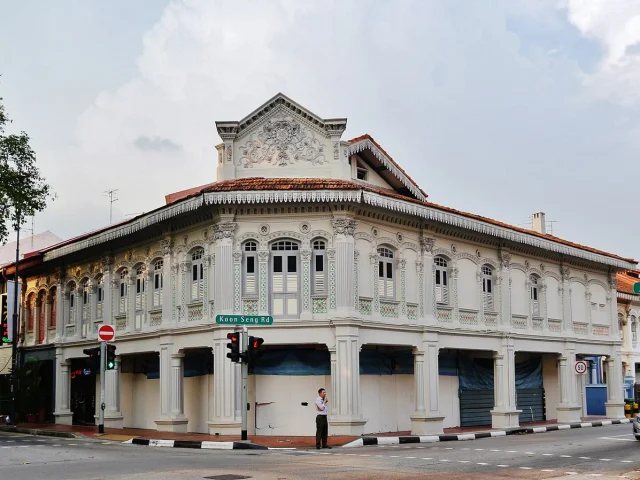 Angle de Koon Seng Road et Joo Chiat Road