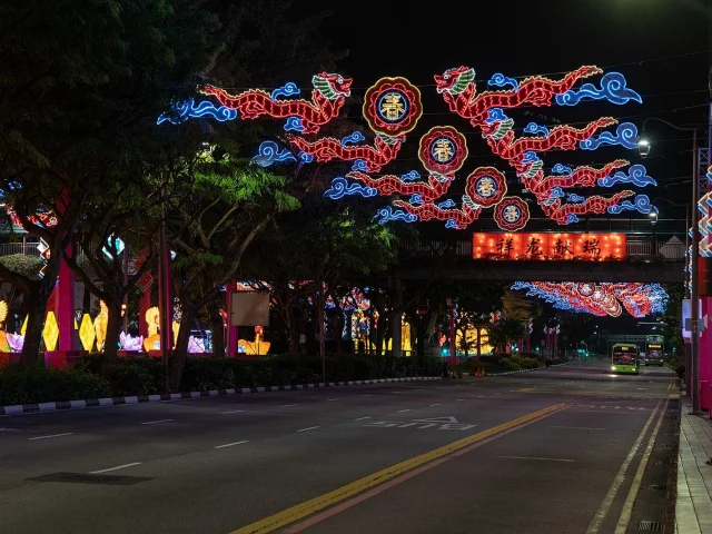New Bridge Road pour le Nouvel An chinois