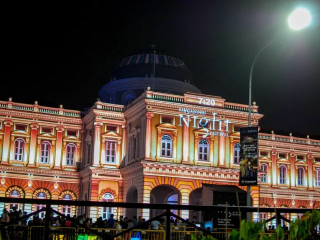 Le National Museum illuminé