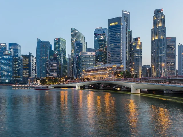 La skyline et l'Esplanade Bridge