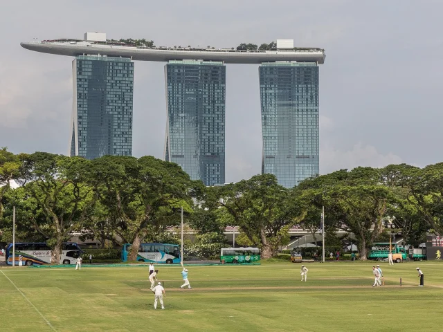 Cricket sur le Padang