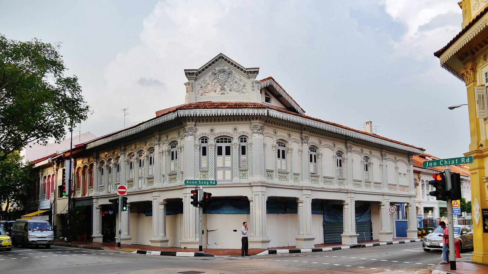 Angle de Koon Seng Road et Joo Chiat Road