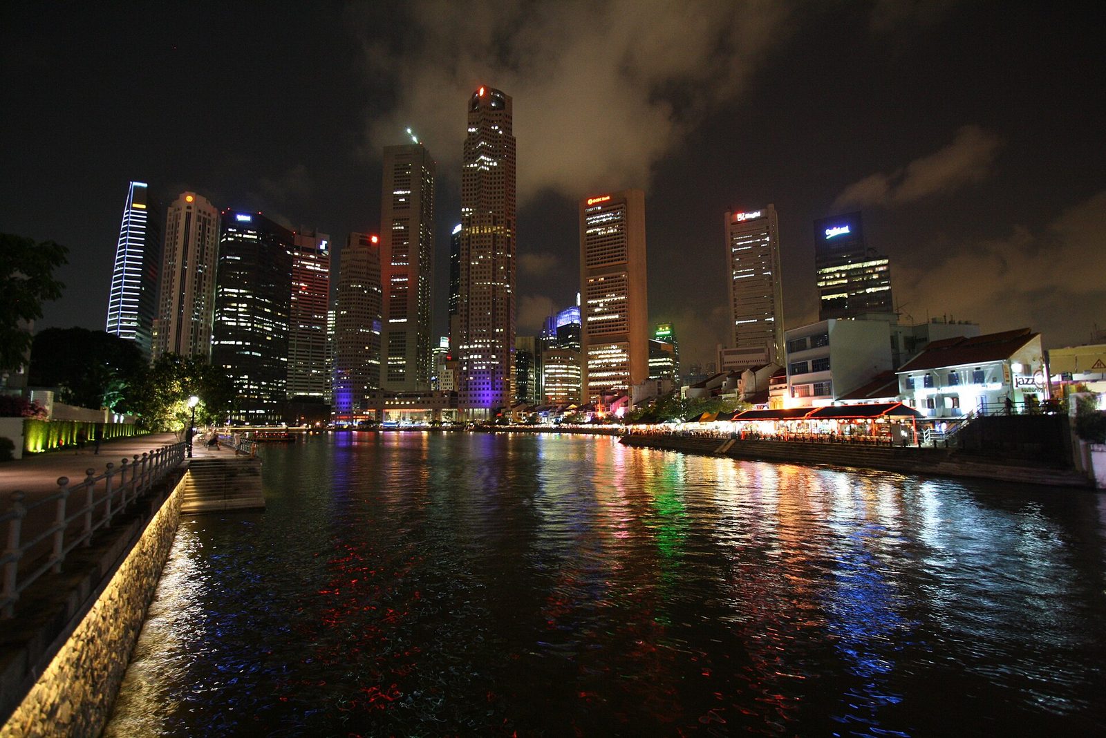 Boat Quay la nuit