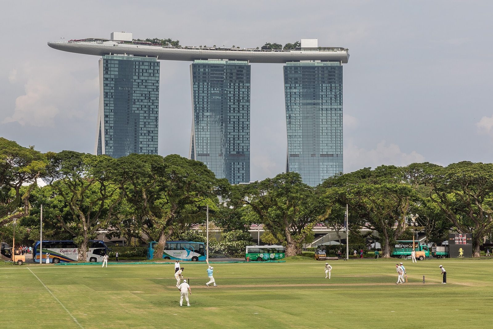 Cricket sur le Padang
