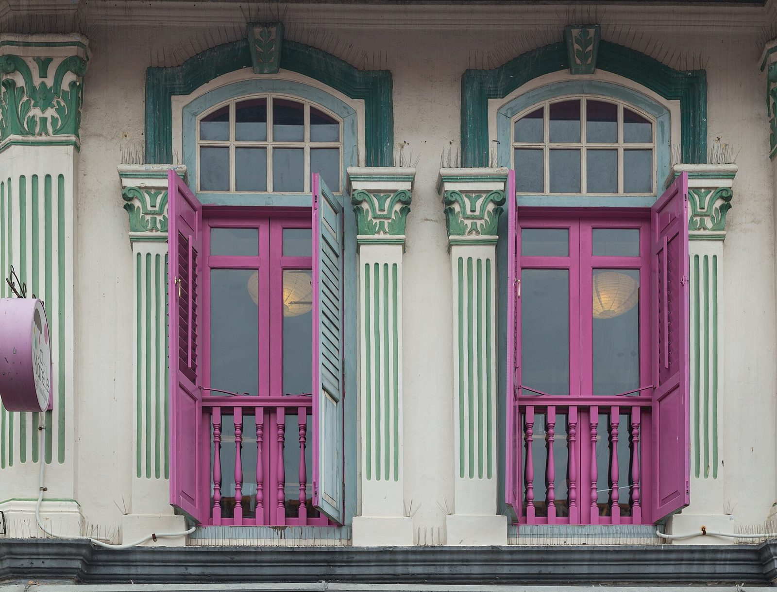 Fenêtres de Bussorah Street