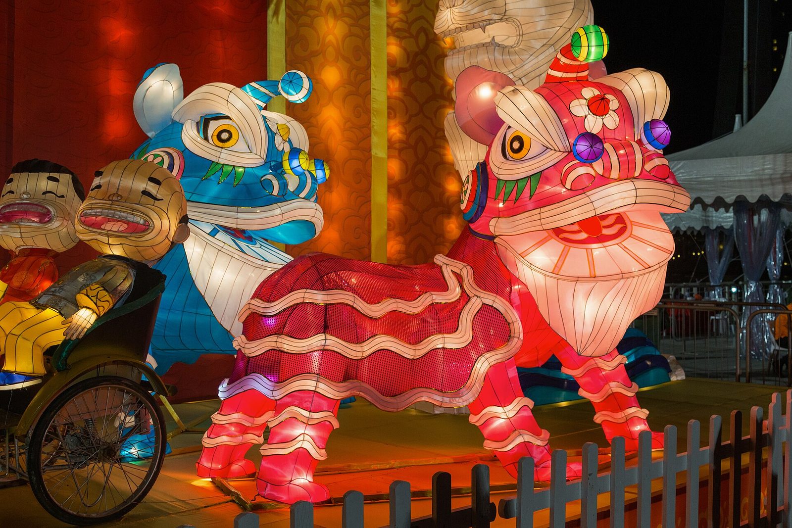 Lanternes de River Hongbao