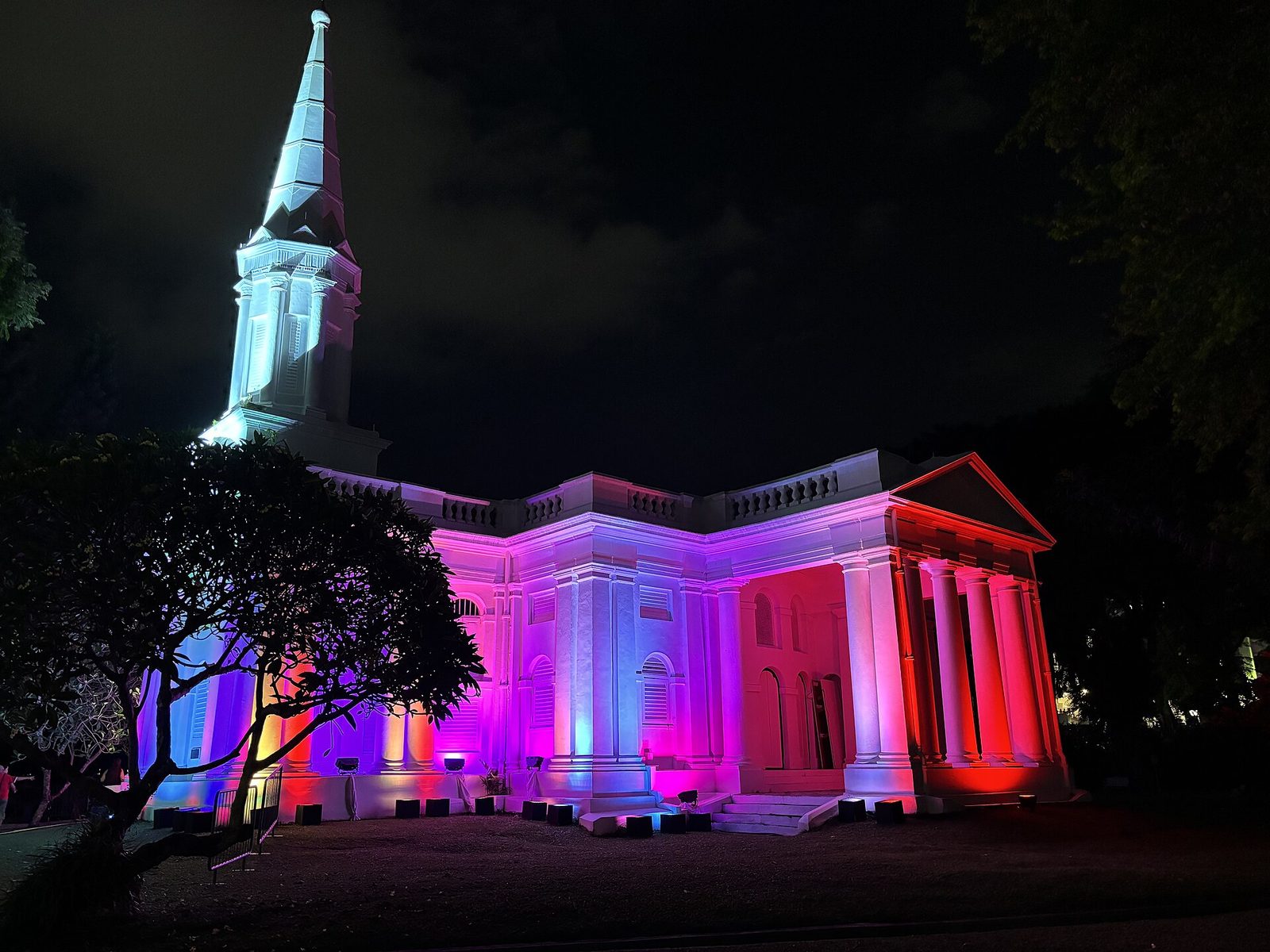 L'église arménienne pendant le Night Festival