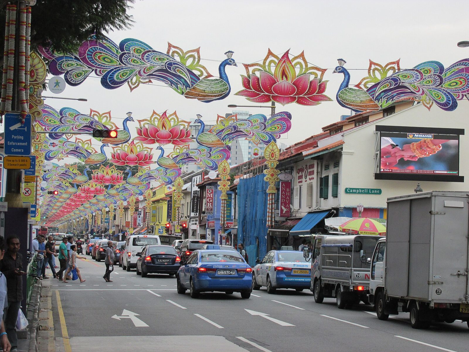 Little India parée pour Deepavali