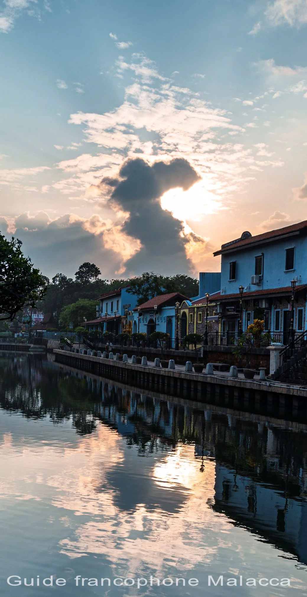 Malacca, la rivière à l'aube
