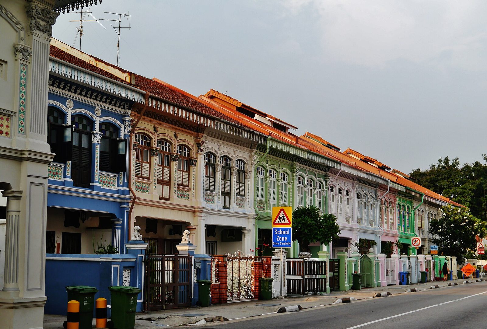 Perspective sur Koon Seng Road