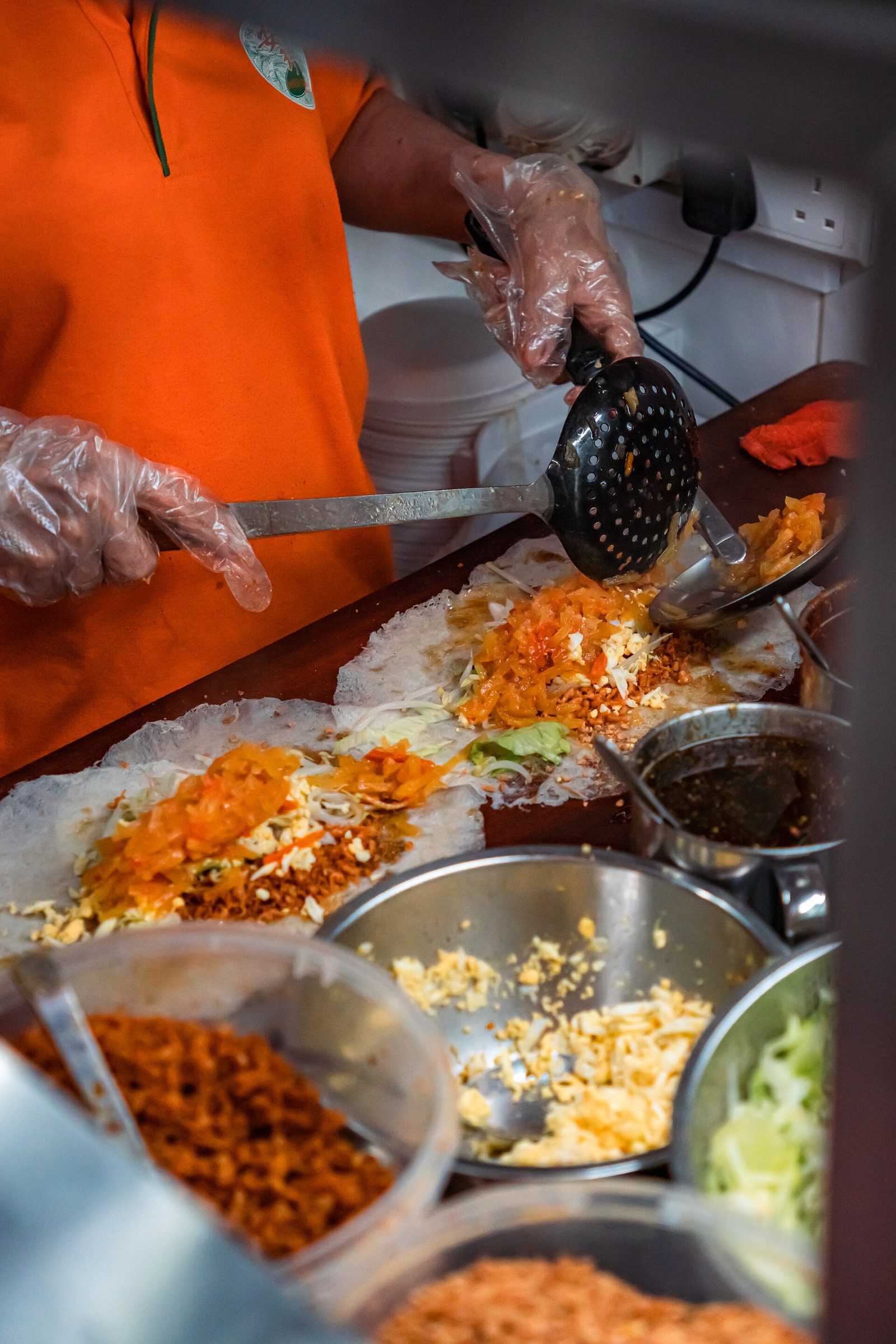 Préparation de popiah