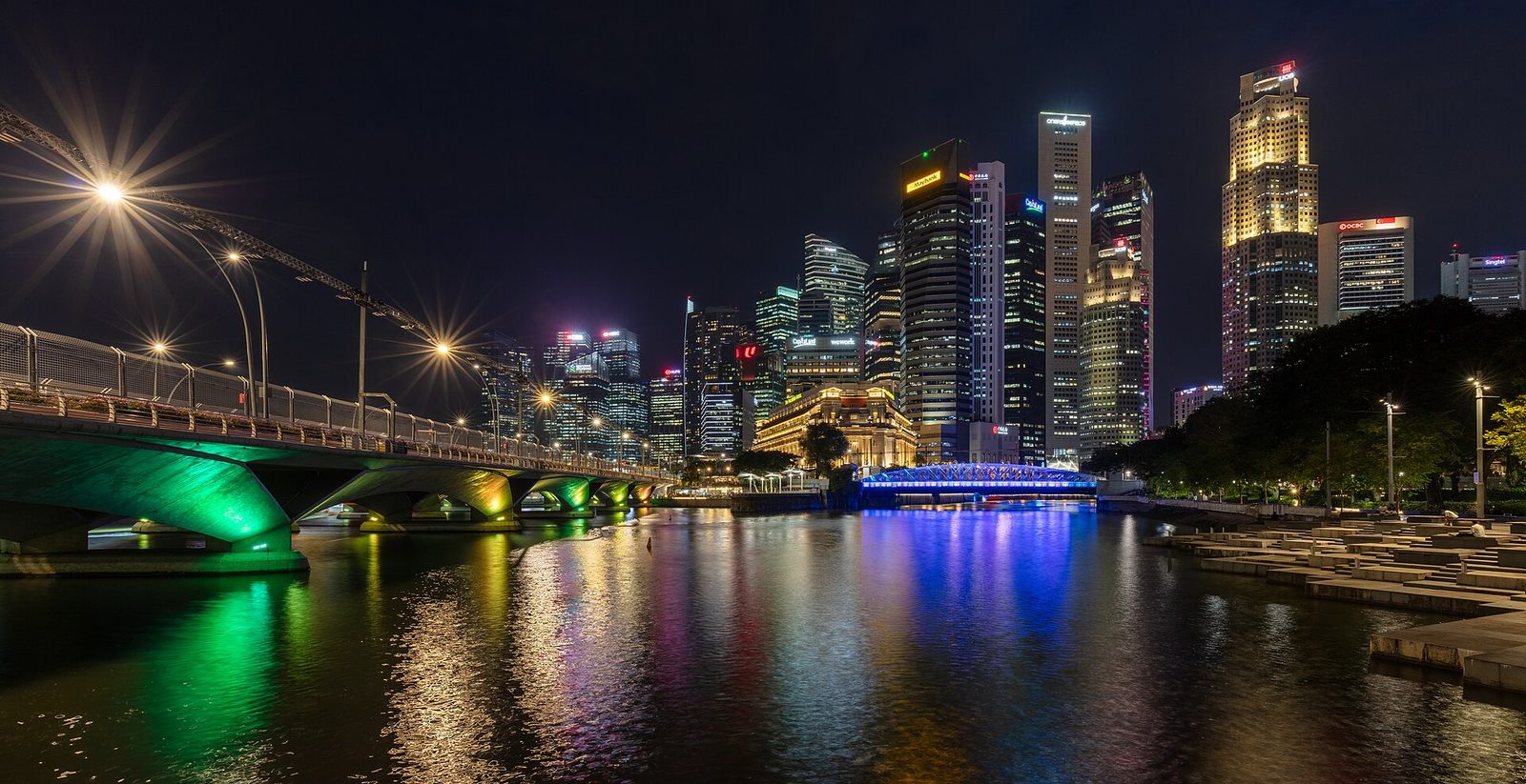 Reflets sur Marina Bay