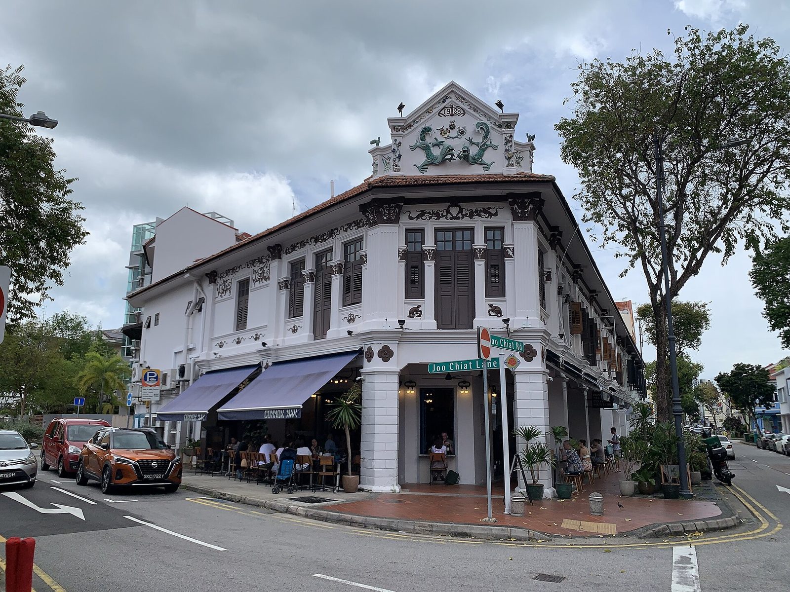 Shophouse d'angle sur Joo Chiat Road
