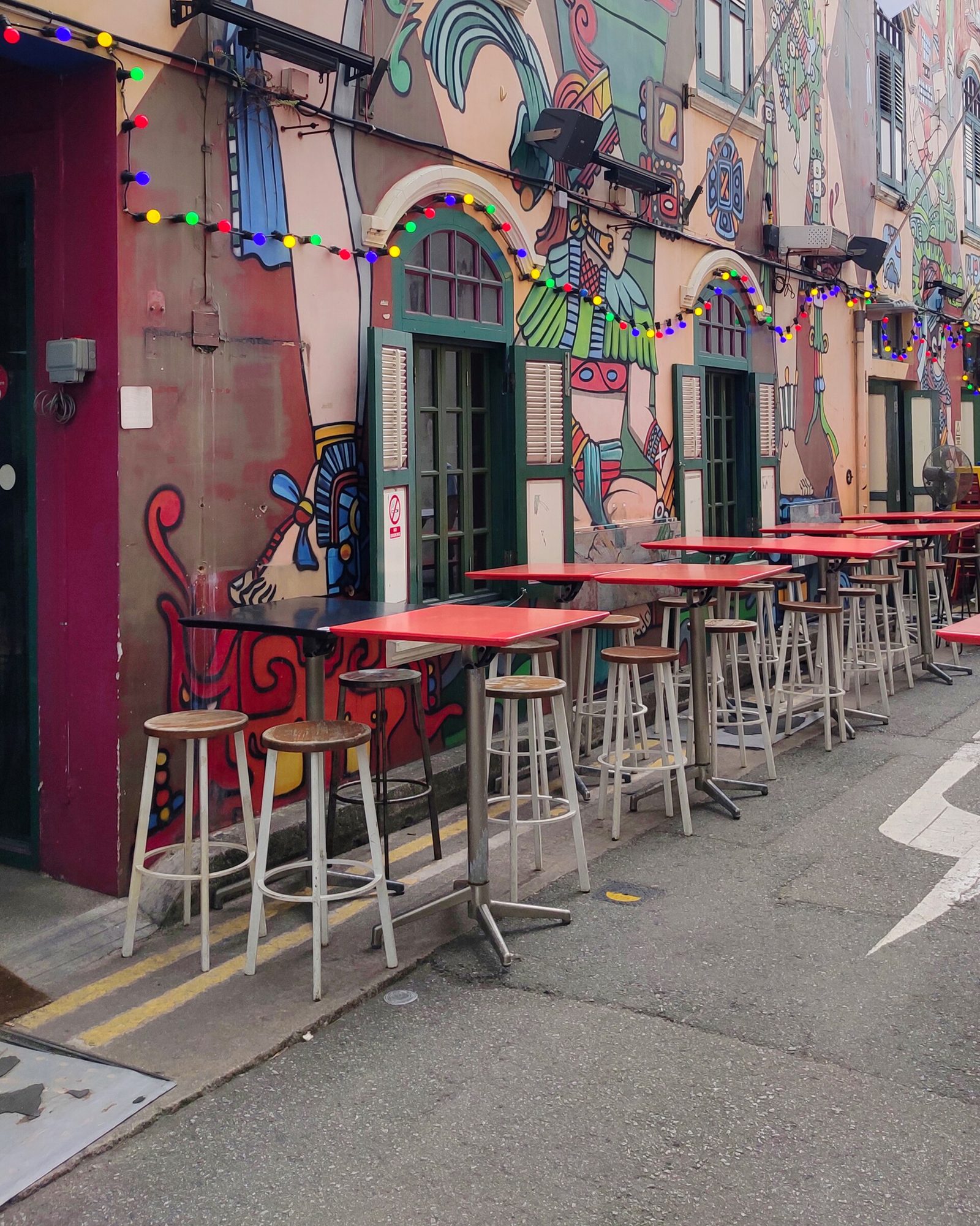 Terrasse de Haji Lane